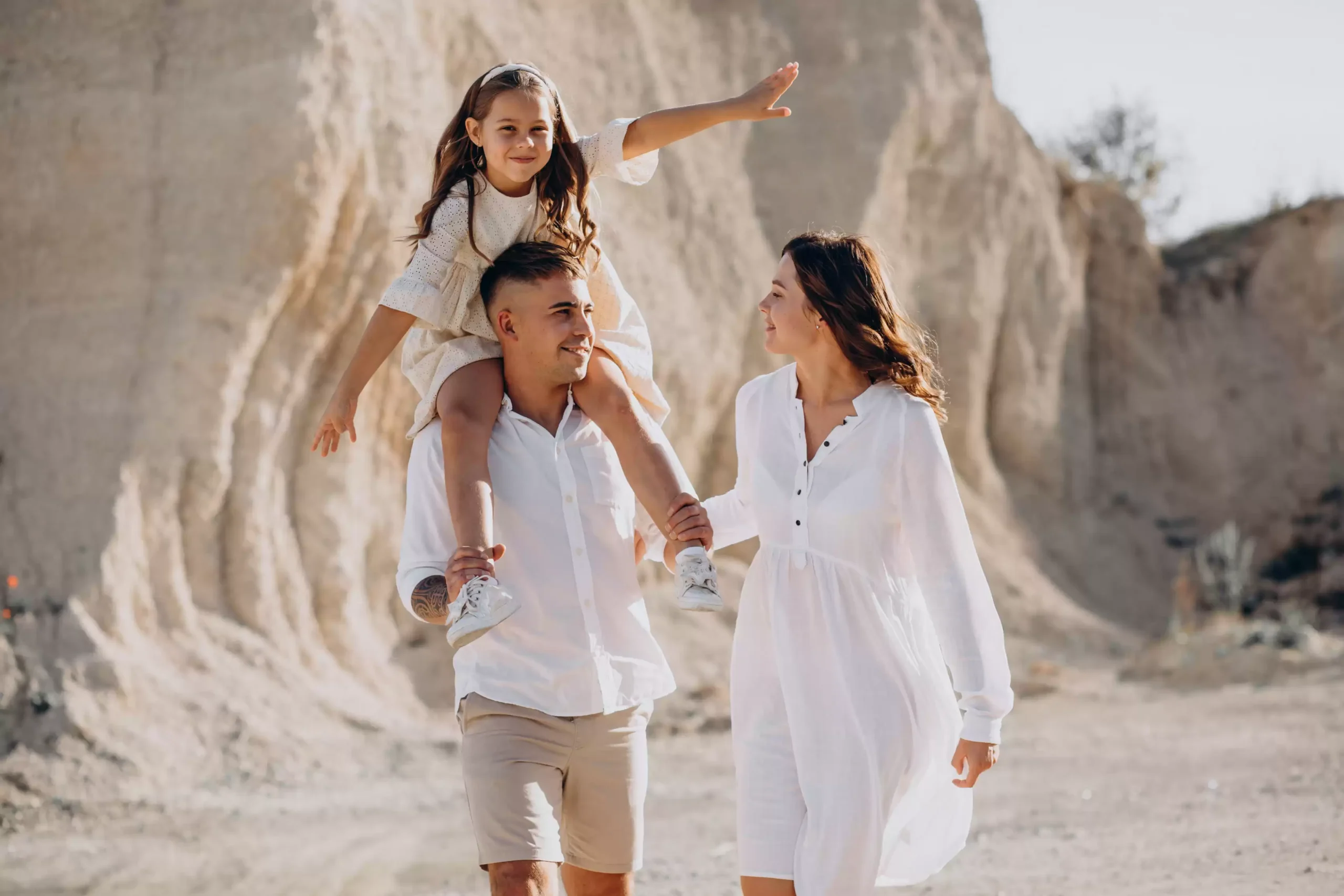 a family in marrakech